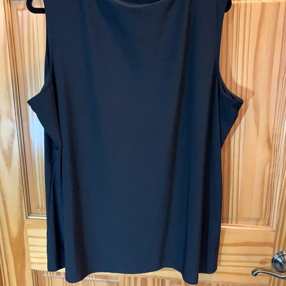Jones Studio Black Sleeveless Blouse - Picture 5 of 7